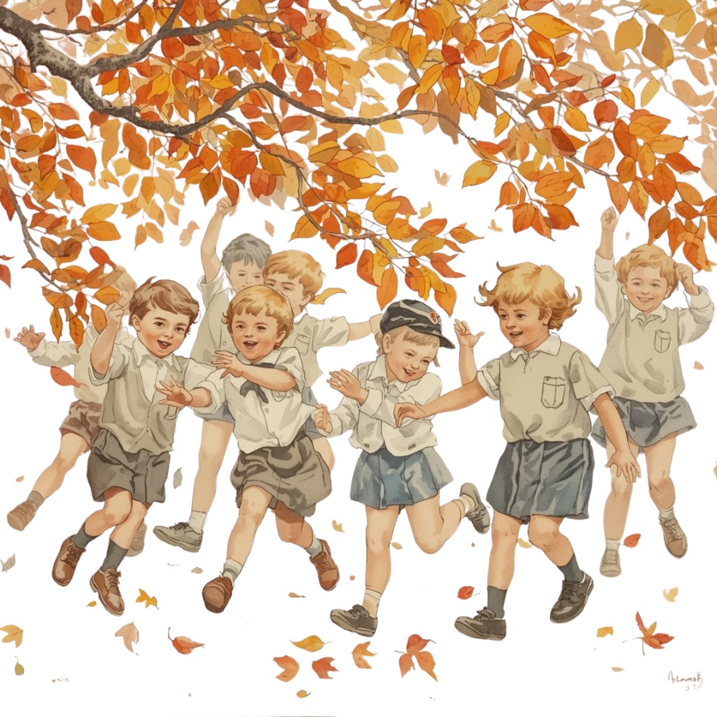 水彩 × パステル × ヴィンテージアメリカン 保育園クリップアート 25点セット(PNG)