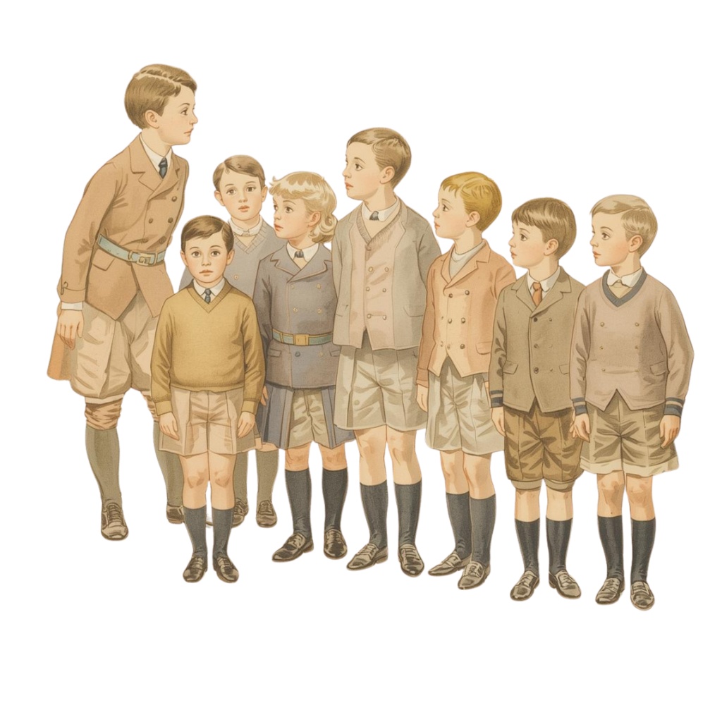 水彩 × パステル × ヴィンテージアメリカン 保育園クリップアート 25点セット(PNG)