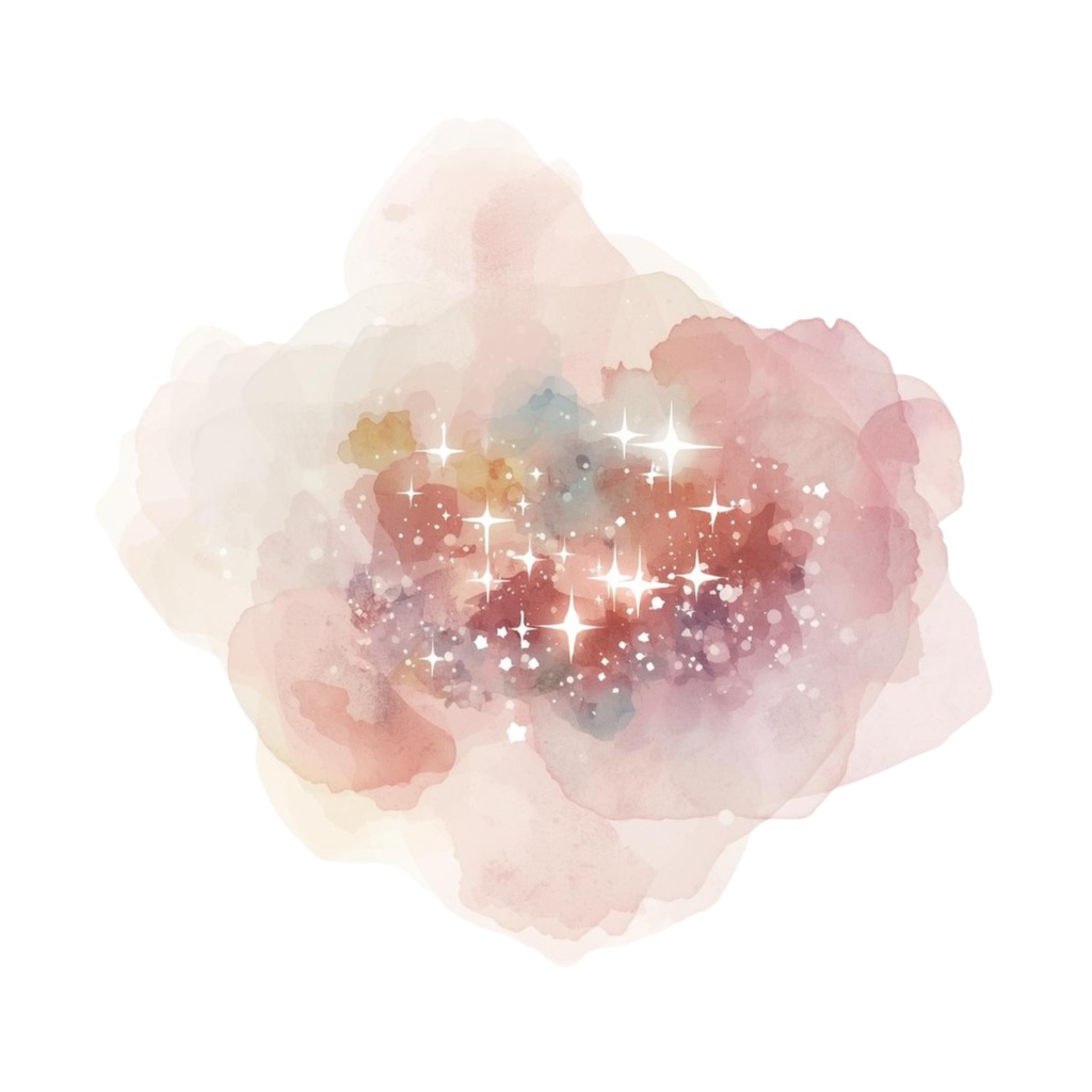 占いアイテム 30点セット|水彩・くすみカラー|タロット・月・星・魔法