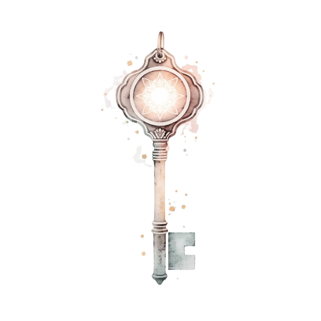 占いアイテム 30点セット|水彩・くすみカラー|タロット・月・星・魔法