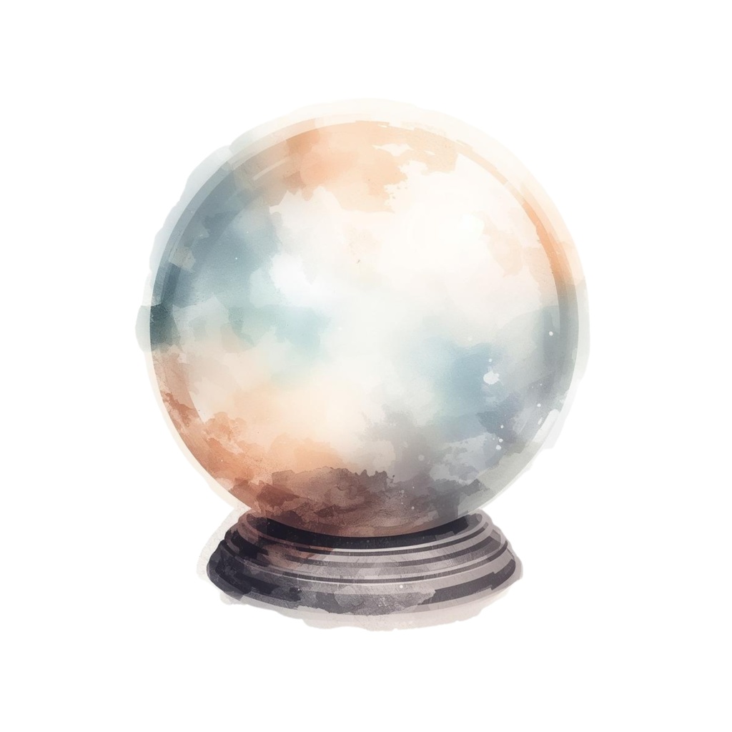 占いアイテム 30点セット|水彩・くすみカラー|タロット・月・星・魔法