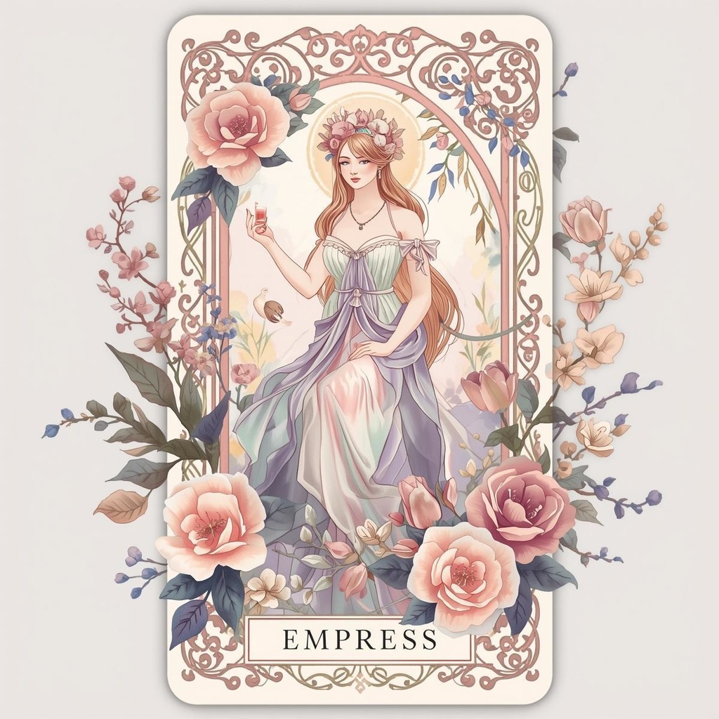 Mystic Tarot 50|占い師&タロットカードのパステルクリップアート素材集