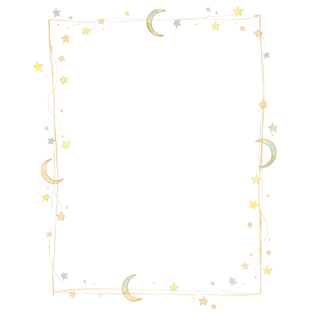 占い師のための鑑定書用クリップアート30点セット|水彩パステル・背景&フレーム入り