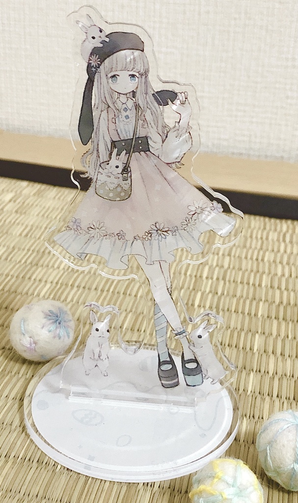 うさぎと女の子のアクリルフィギュア - sepia16 - BOOTH