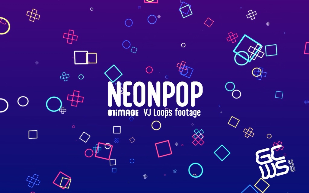 NEONPOP | VJ Loop footage