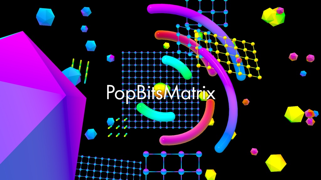 PopBitsMatrix | VJ LOOP FOOTAGE