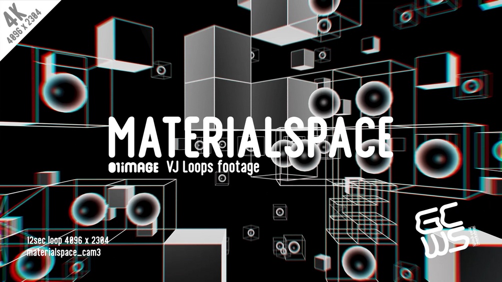 MATERIALSPACE | VJループ映像パック(全12本)