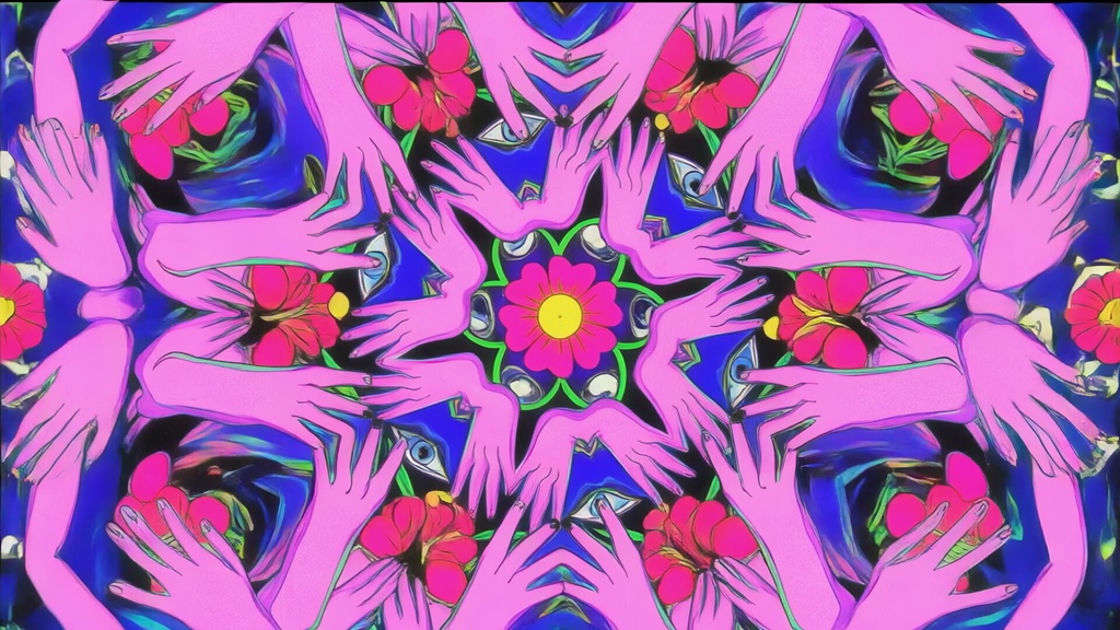 BLOOM GAZE|サイケデリック・カレイドスコープVJ映像