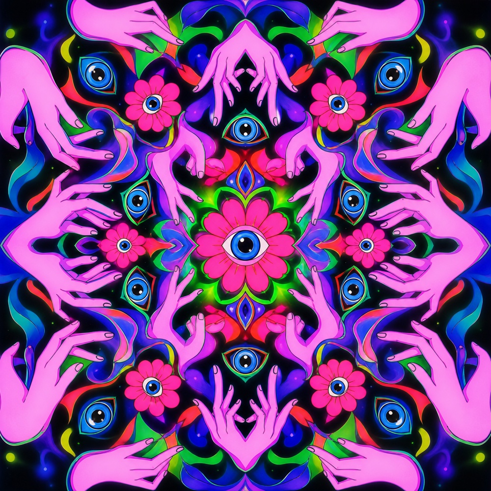 BLOOM GAZE｜サイケデリック・カレイドスコープVJ映像