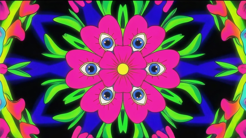 BLOOM GAZE|サイケデリック・カレイドスコープVJ映像
