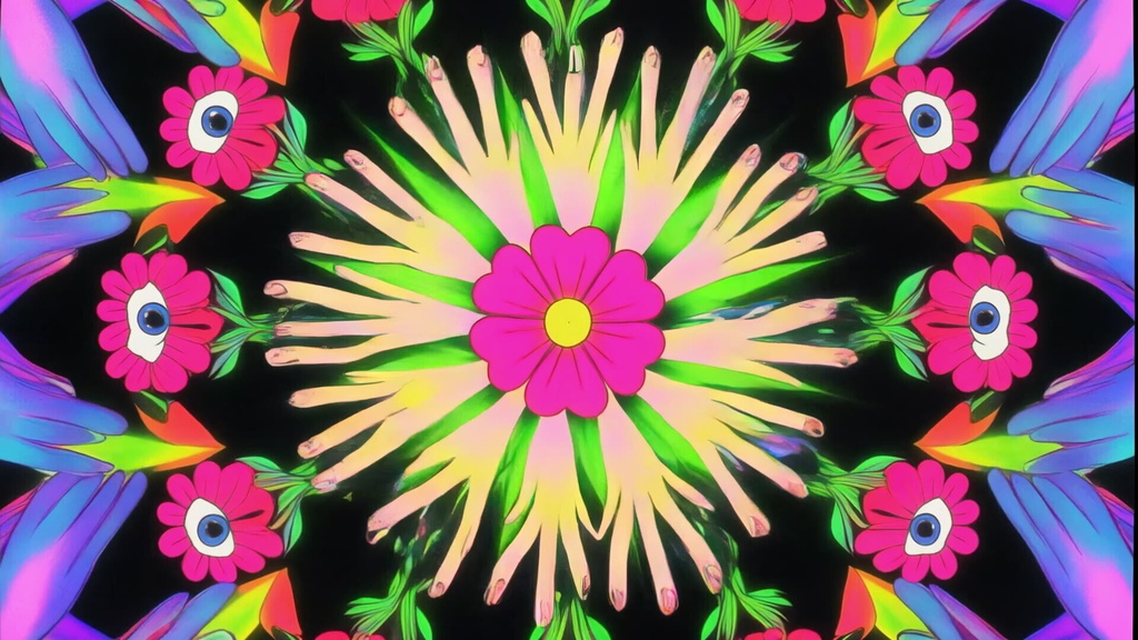 BLOOM GAZE|サイケデリック・カレイドスコープVJ映像
