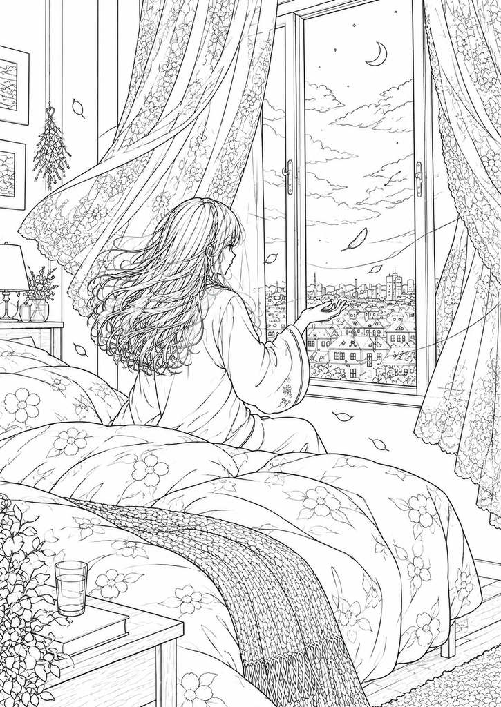 「休んでいい」|疲れた大人のための塗り絵