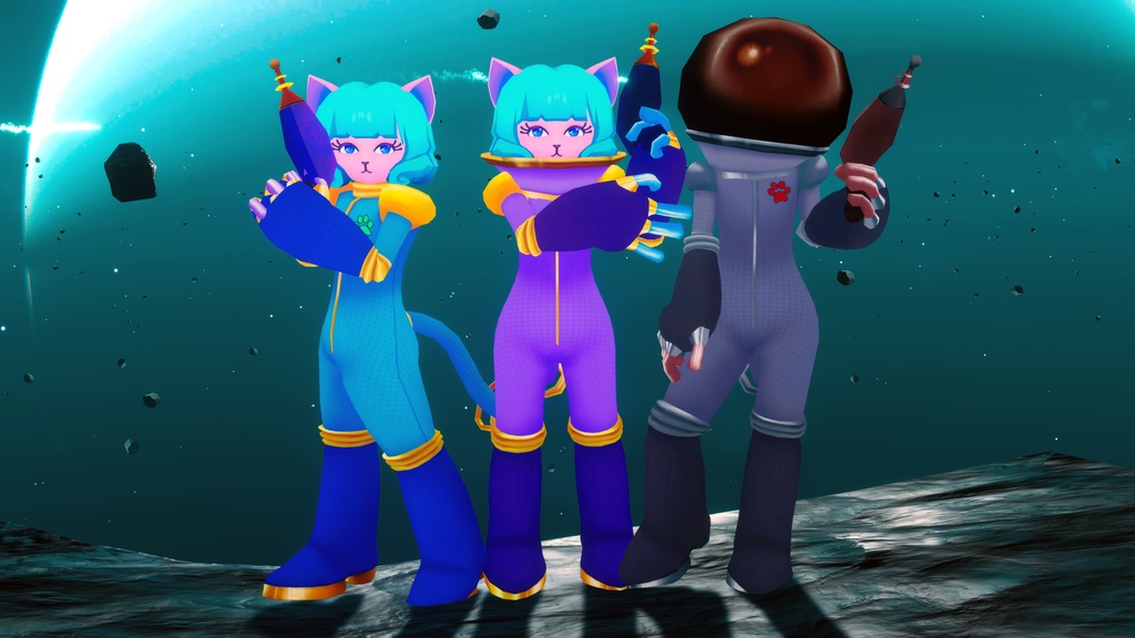 【ルナリジー (Lunar Lizzy)】「PCVR/QUEST アバター AVATAR」►FaceTracking/VRCFT Ready◄ On Sale for VKET!