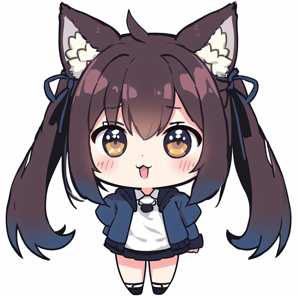 【フリー素材】動物擬人化アイコン(AIイラスト)
