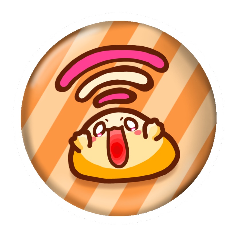 ぱわわんマット缶バッチ(新色追加！)