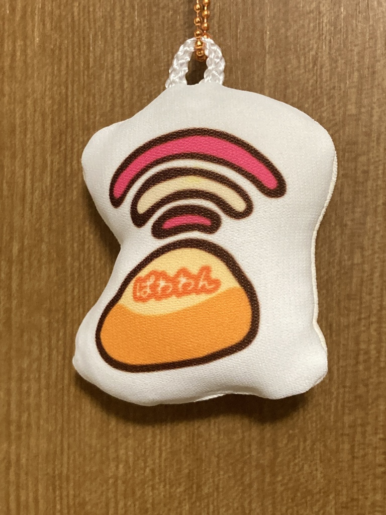 ぱわわん🖐️にぎっとリバーシブルキーホルダー