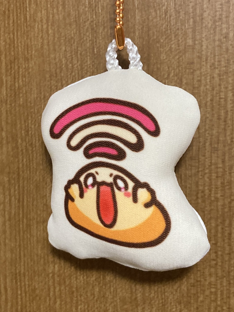 ぱわわん🖐️にぎっとリバーシブルキーホルダー