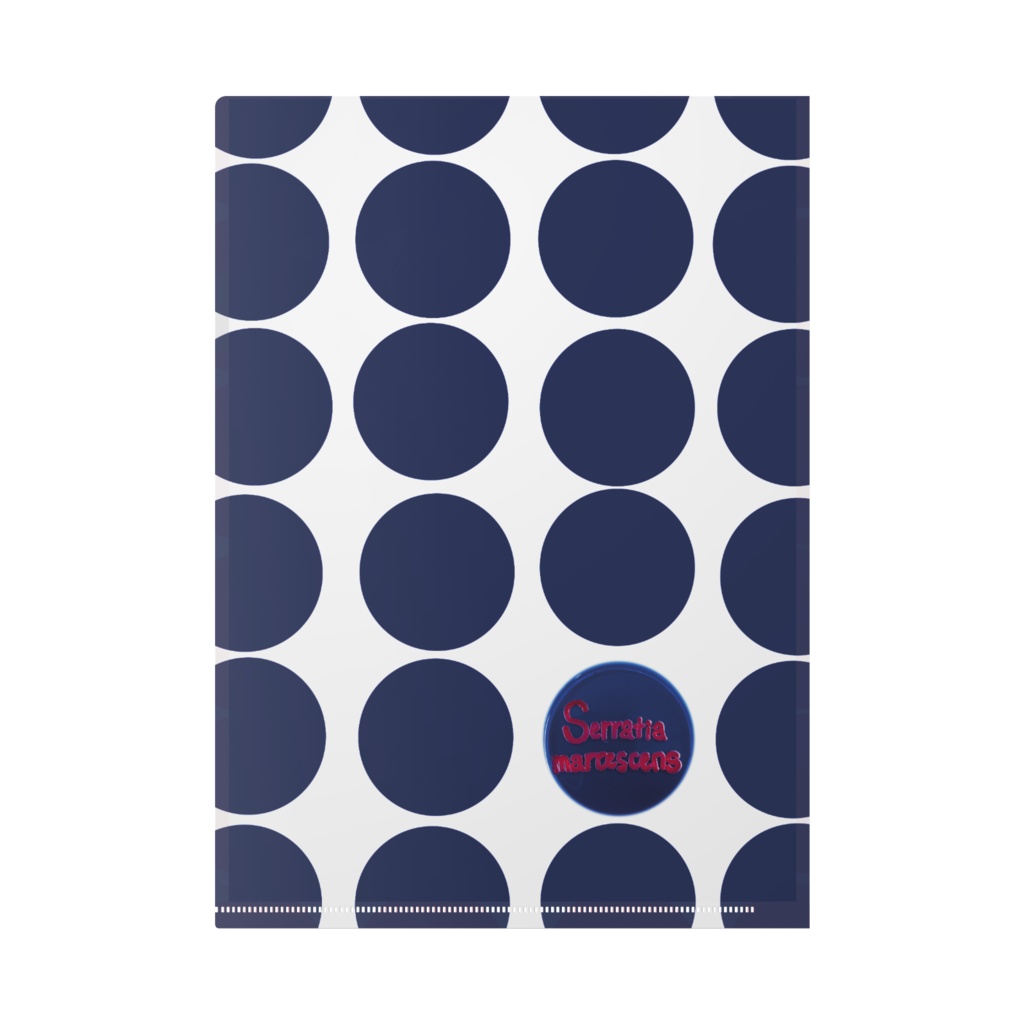 BAICHI☆ファイル①ドット大 赤×青