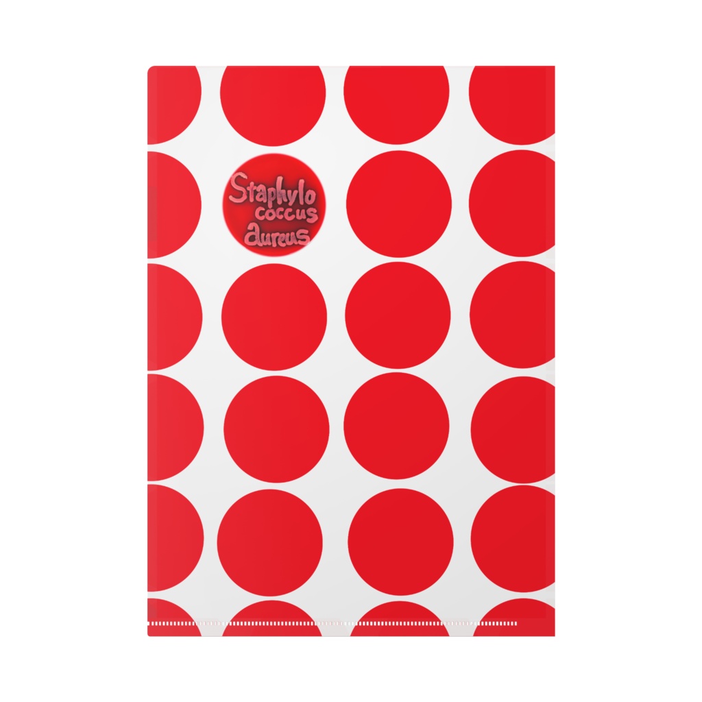 BAICHI☆ファイル②ドット大 赤×赤