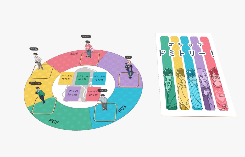 【PL5人用】ゴシップドミトリー!【人がしなないマーダーミステリー】