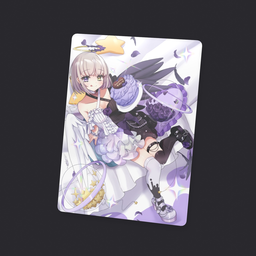 紫月むめい2026誕生日記念クリアカード