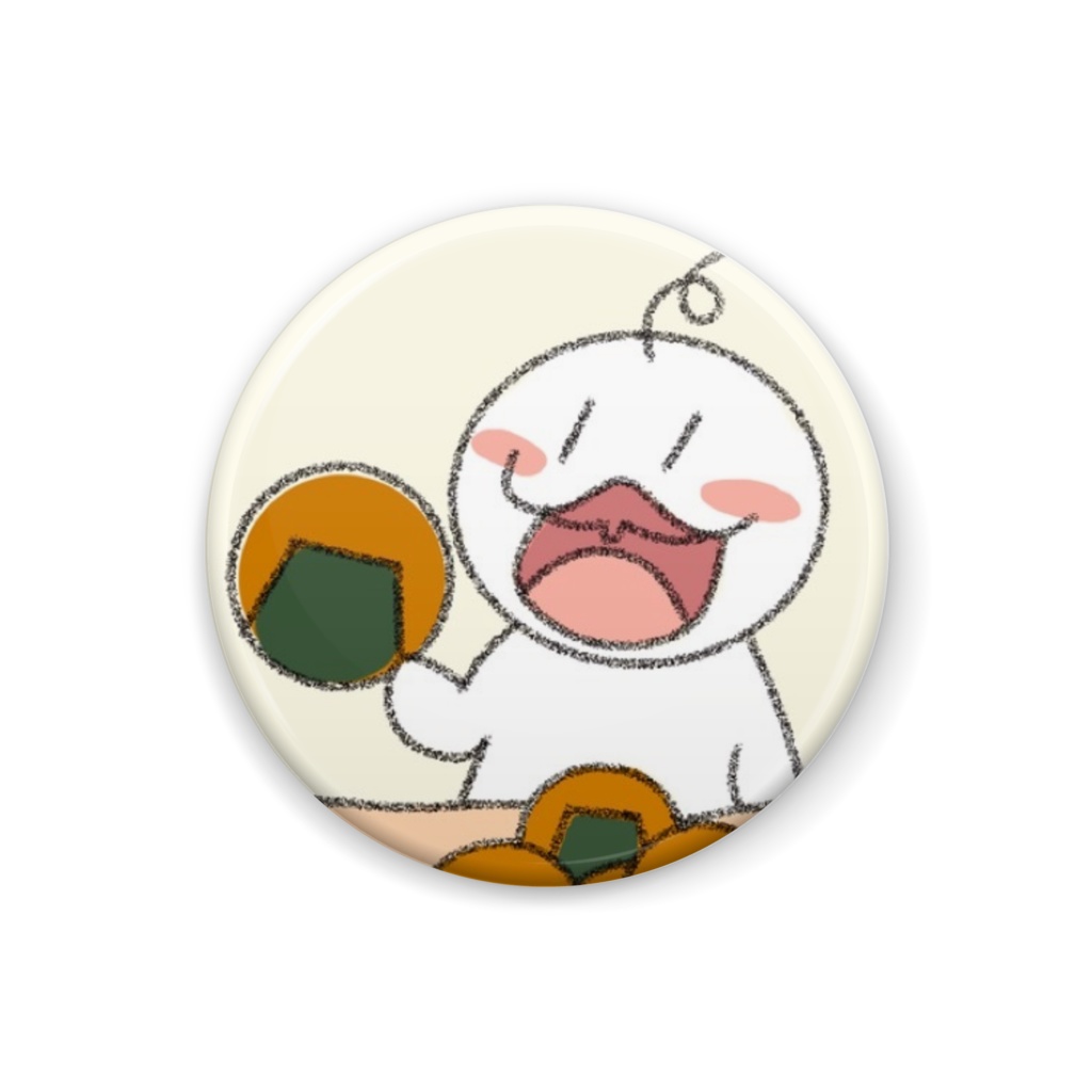 もっち君 缶バッチ