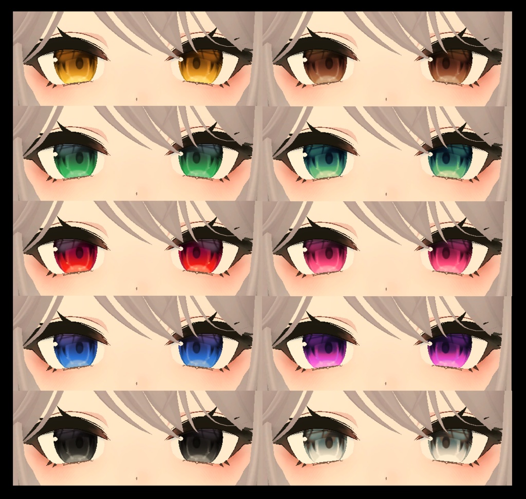 【Leefa リーファ】 Gem B.B Eyetexture & Make up Set