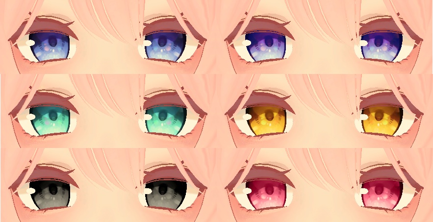 【舞夜 Maya 】 Vivid B.B Eyetexture & Make up Set