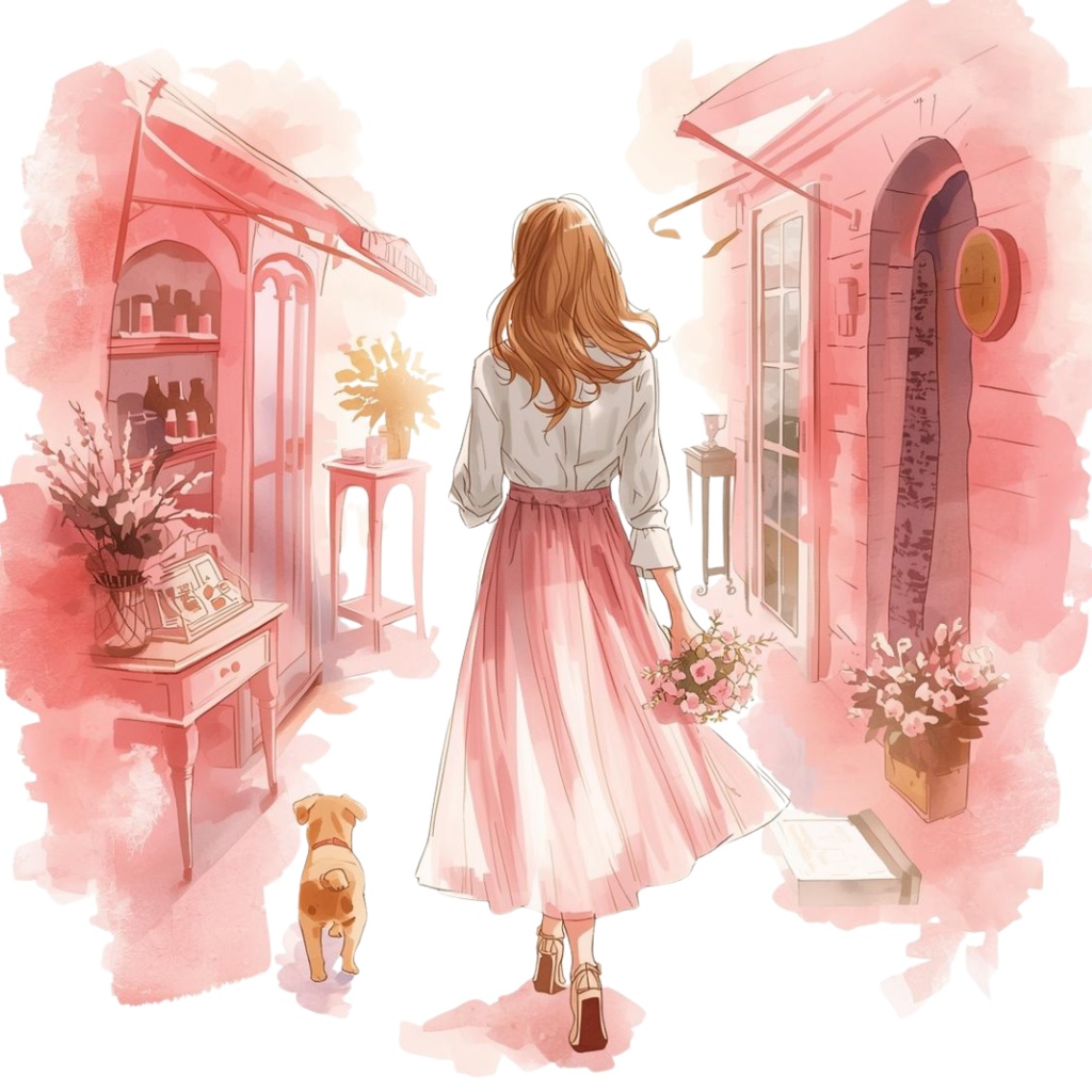 【マルシェ(買い物)シリーズ】マルシェ クリップアート素材(全10点/PNG/背景透過)