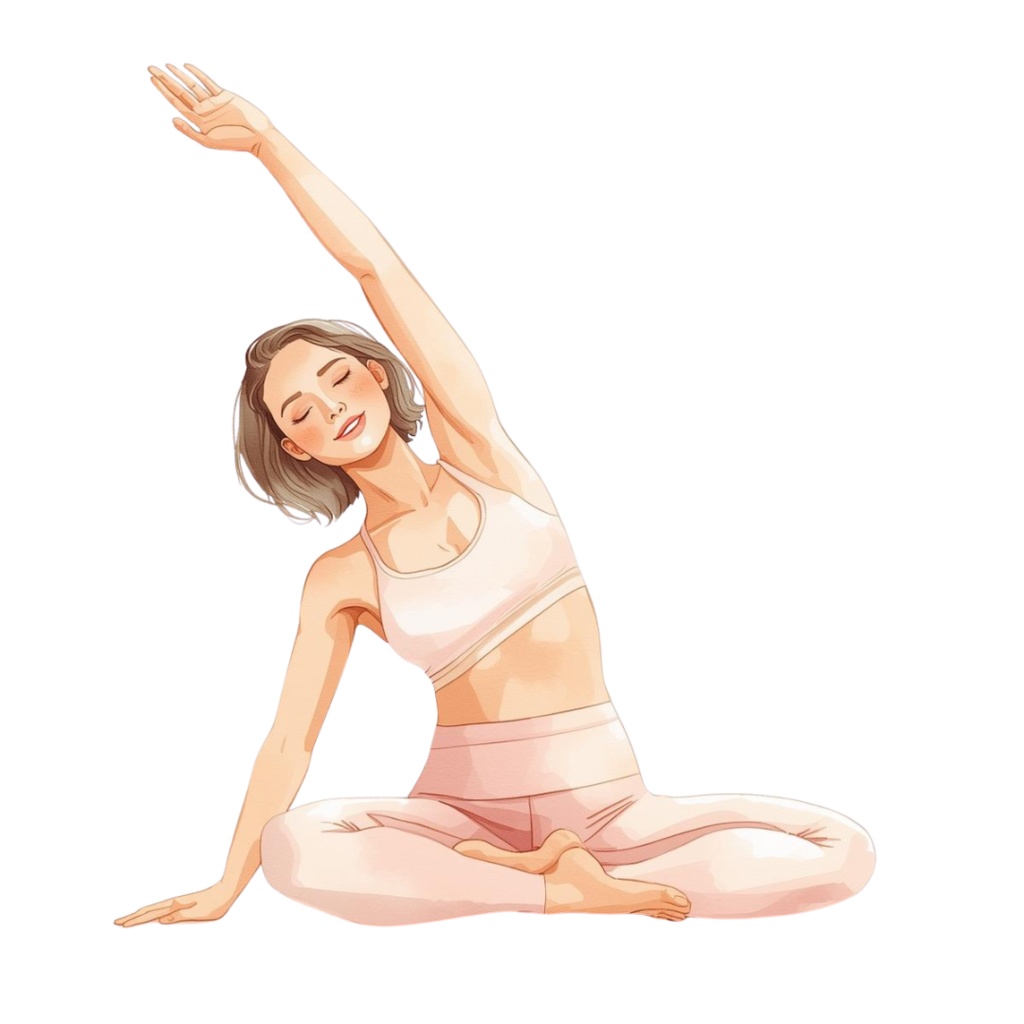 【YAGA(準備)シリーズ】ヨガ クリップアート素材(全10点/PNG/背景透過)