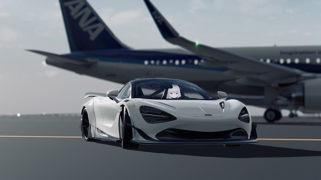 【車/saccflight対応/走行可能車両】McLaren-720s【VRChat想定】