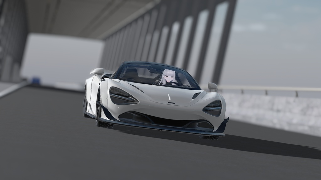 【車/saccflight対応/走行可能車両】McLaren-720s【VRChat想定】