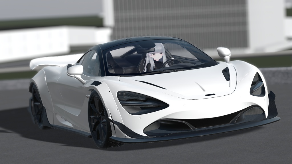 【車/saccflight対応/走行可能車両】McLaren-720s【VRChat想定】