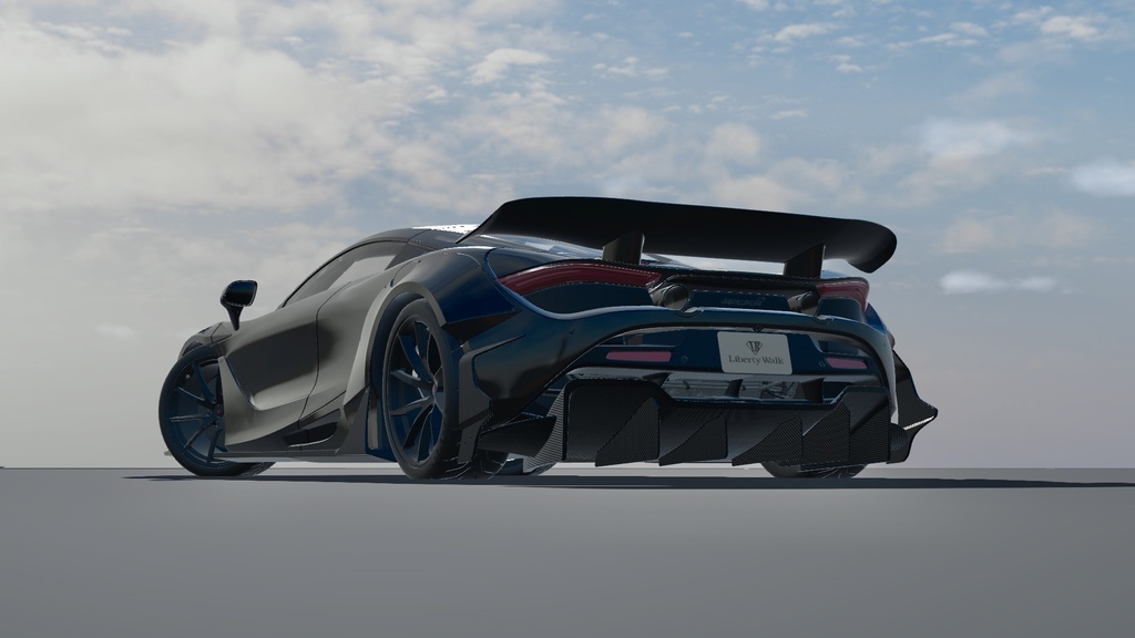【車/saccflight対応/走行可能車両】McLaren-720s【VRChat想定】
