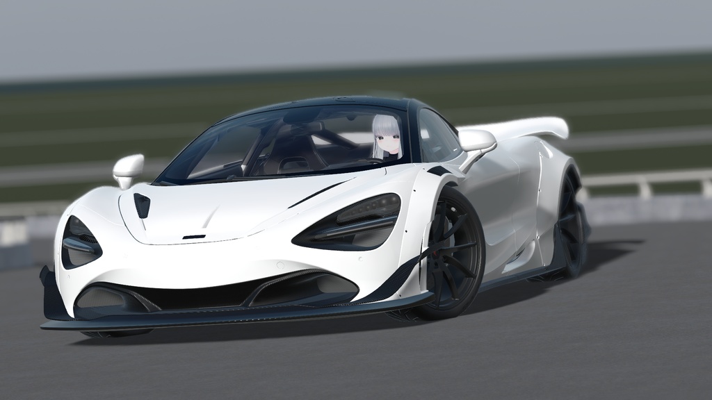 【車/saccflight対応/走行可能車両】McLaren-720s【VRChat想定】