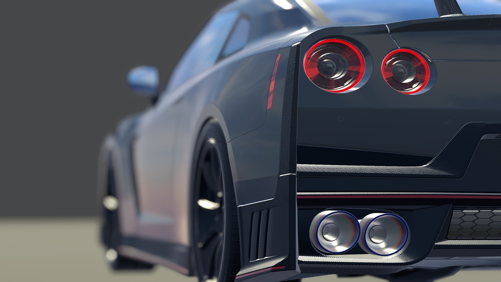 【車/saccflight対応/走行可能車両】R35GTR-nismo-2024【VRChat想定】