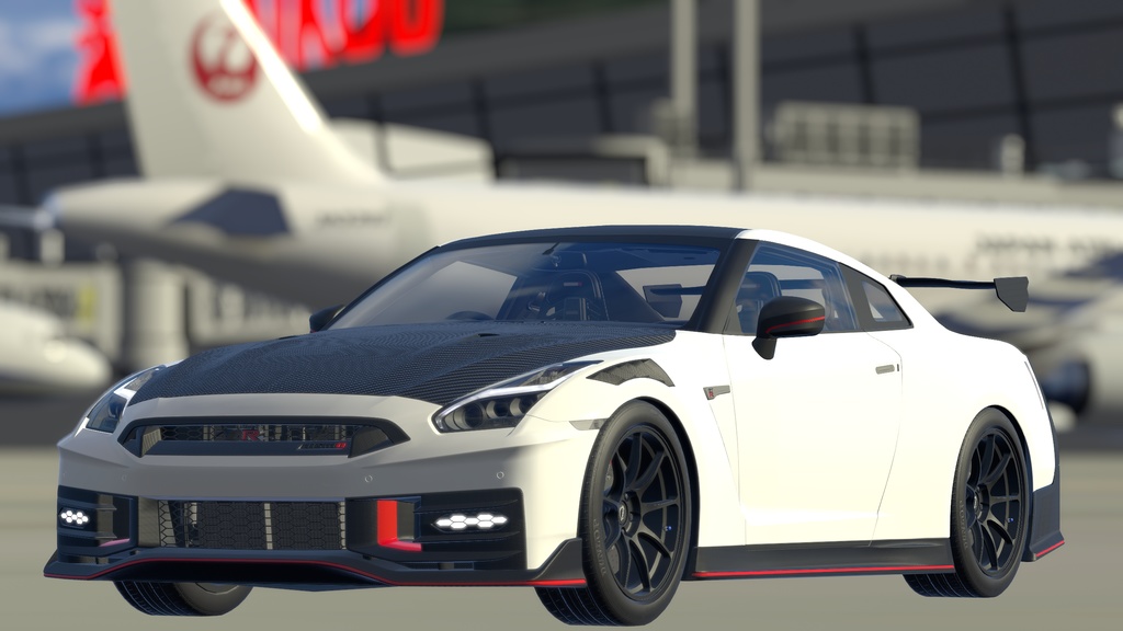 【車/saccflight対応/走行可能車両】R35GTR-nismo-2024【VRChat想定】