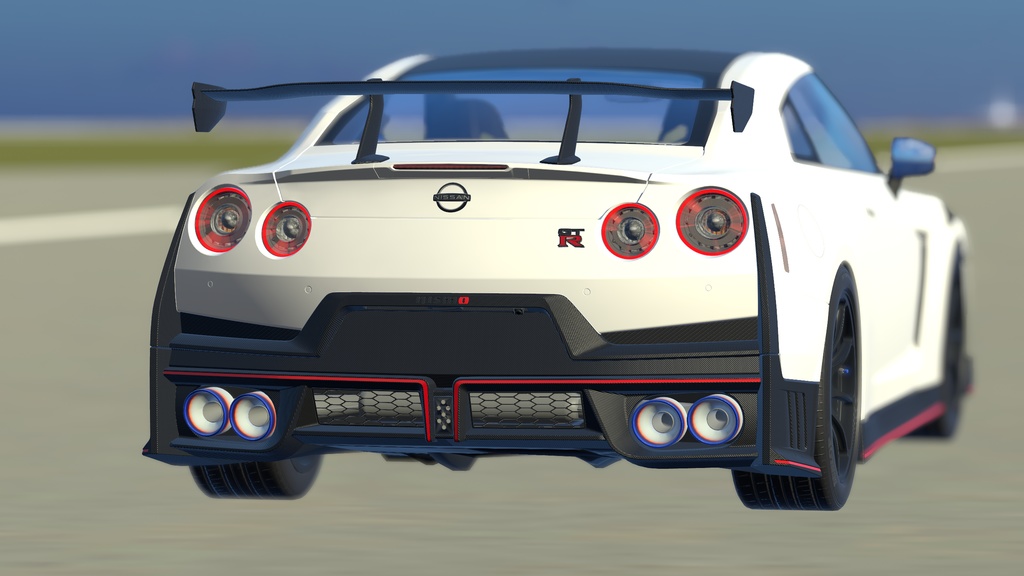 【車/saccflight対応/走行可能車両】R35GTR-nismo-2024【VRChat想定】