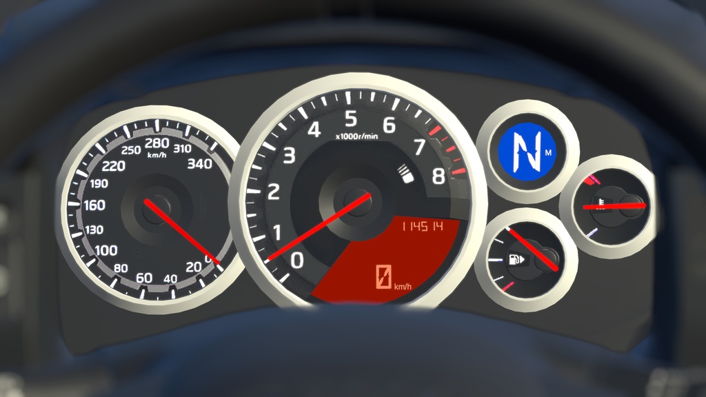 【車/saccflight対応/走行可能車両】R35GTR-nismo-2024【VRChat想定】