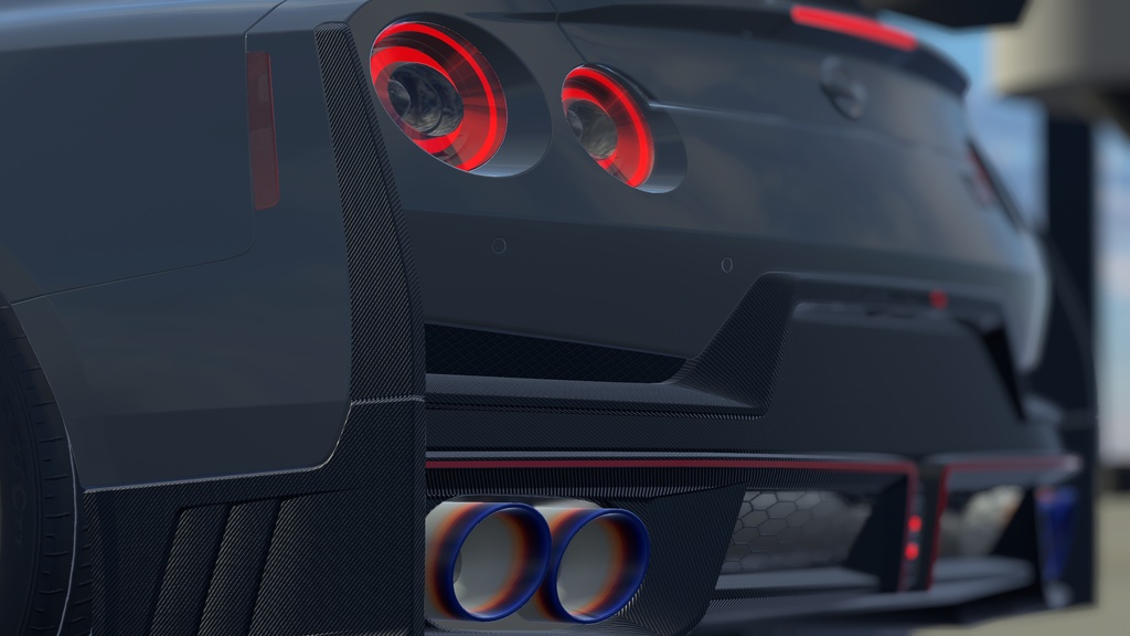 【車/saccflight対応/走行可能車両】R35GTR-nismo-2024【VRChat想定】