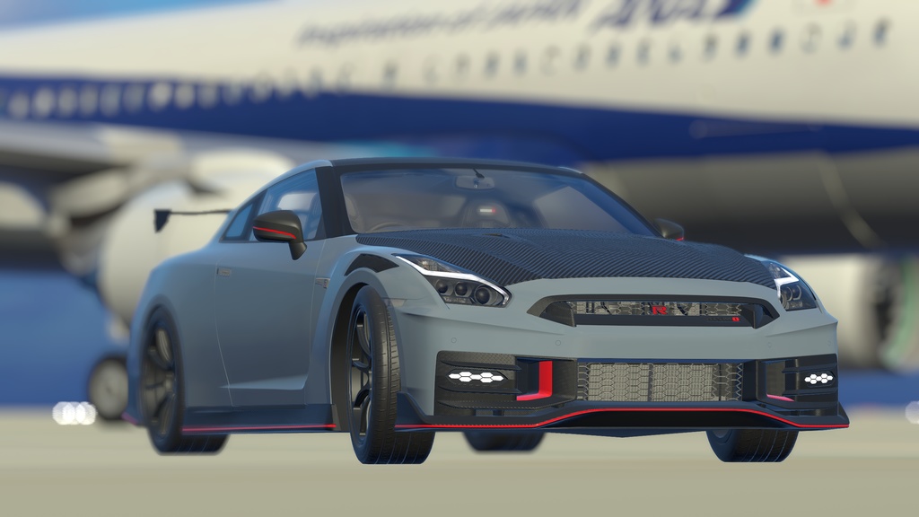 【車/saccflight対応/走行可能車両】R35GTR-nismo-2024【VRChat想定】