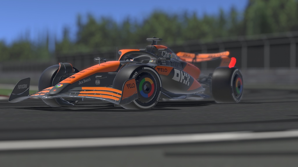 【車/saccflight対応/走行可能車両】F1-McLaren-MCL-38-2024【VRChat想定】