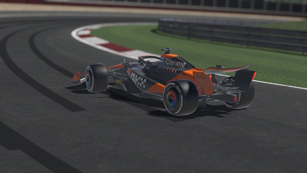 【車/saccflight対応/走行可能車両】F1-McLaren-MCL-38-2024【VRChat想定】