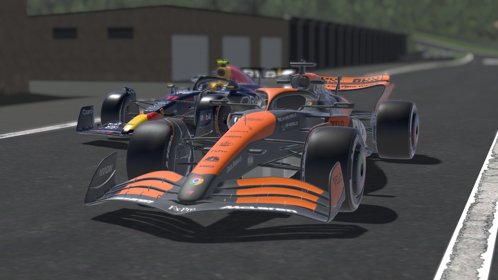 【車/saccflight対応/走行可能車両】F1-McLaren-MCL-38-2024【VRChat想定】
