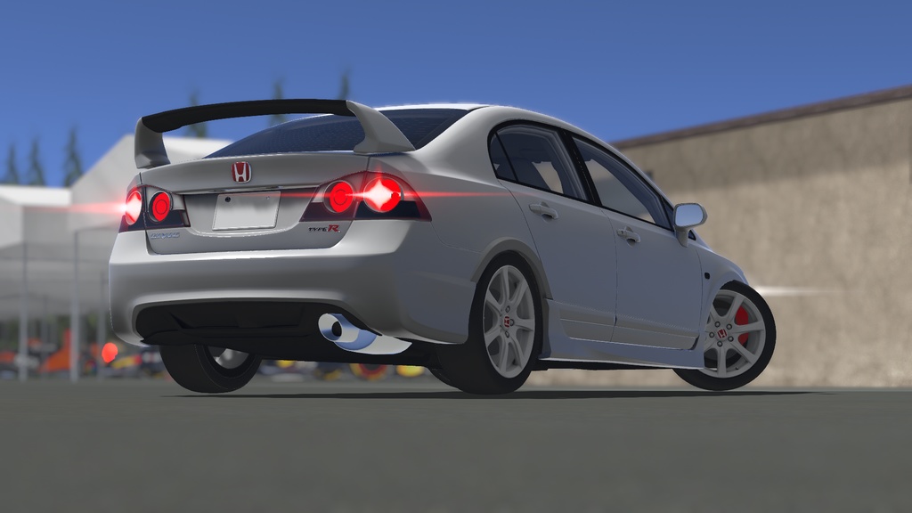 【車/saccflight対応/走行可能車両】Honda-Civic-TypeR-FD2-2009【VRChat想定】