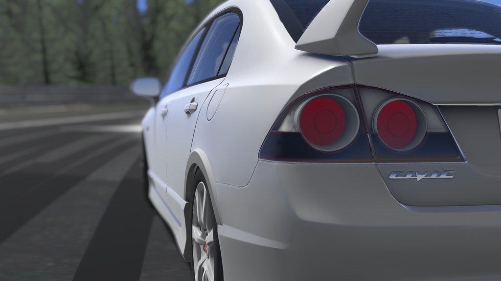 【車/saccflight対応/走行可能車両】Honda-Civic-TypeR-FD2-2009【VRChat想定】