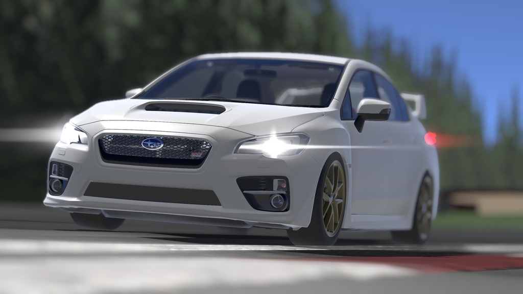 【車/saccflight対応/走行可能車両】 Subaru-WRX-Sti-2019 【VRChat想定】
