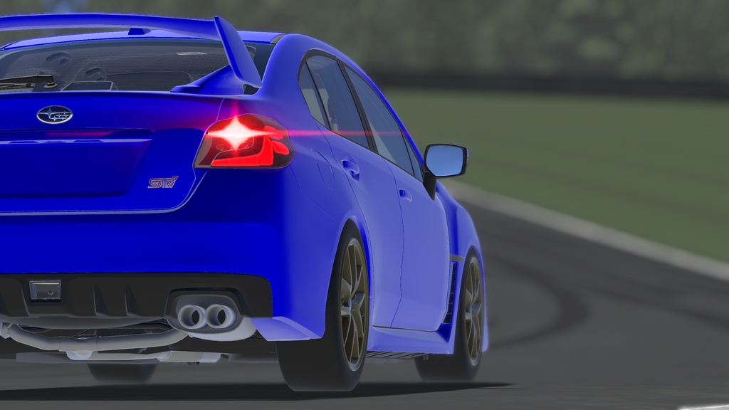 【車/saccflight対応/走行可能車両】 Subaru-WRX-Sti-2019 【VRChat想定】