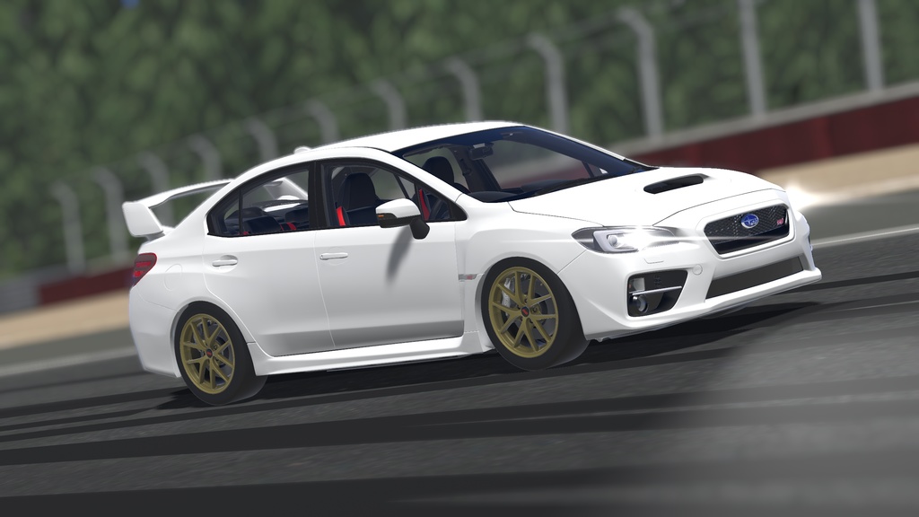 【車/saccflight対応/走行可能車両】 Subaru-WRX-Sti-2019 【VRChat想定】