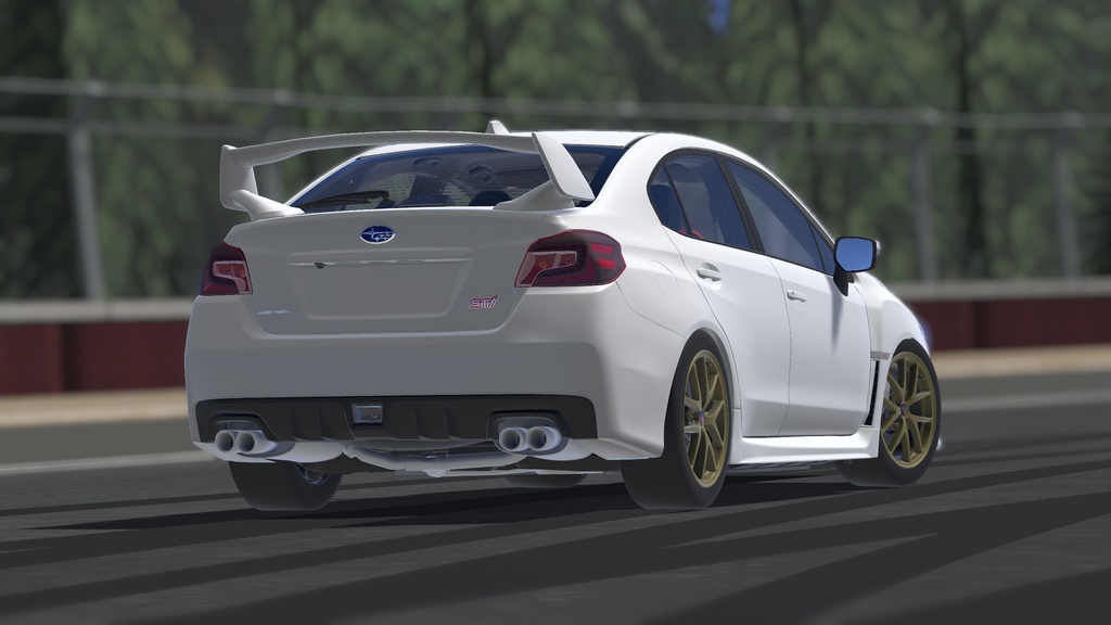 【車/saccflight対応/走行可能車両】 Subaru-WRX-Sti-2019 【VRChat想定】